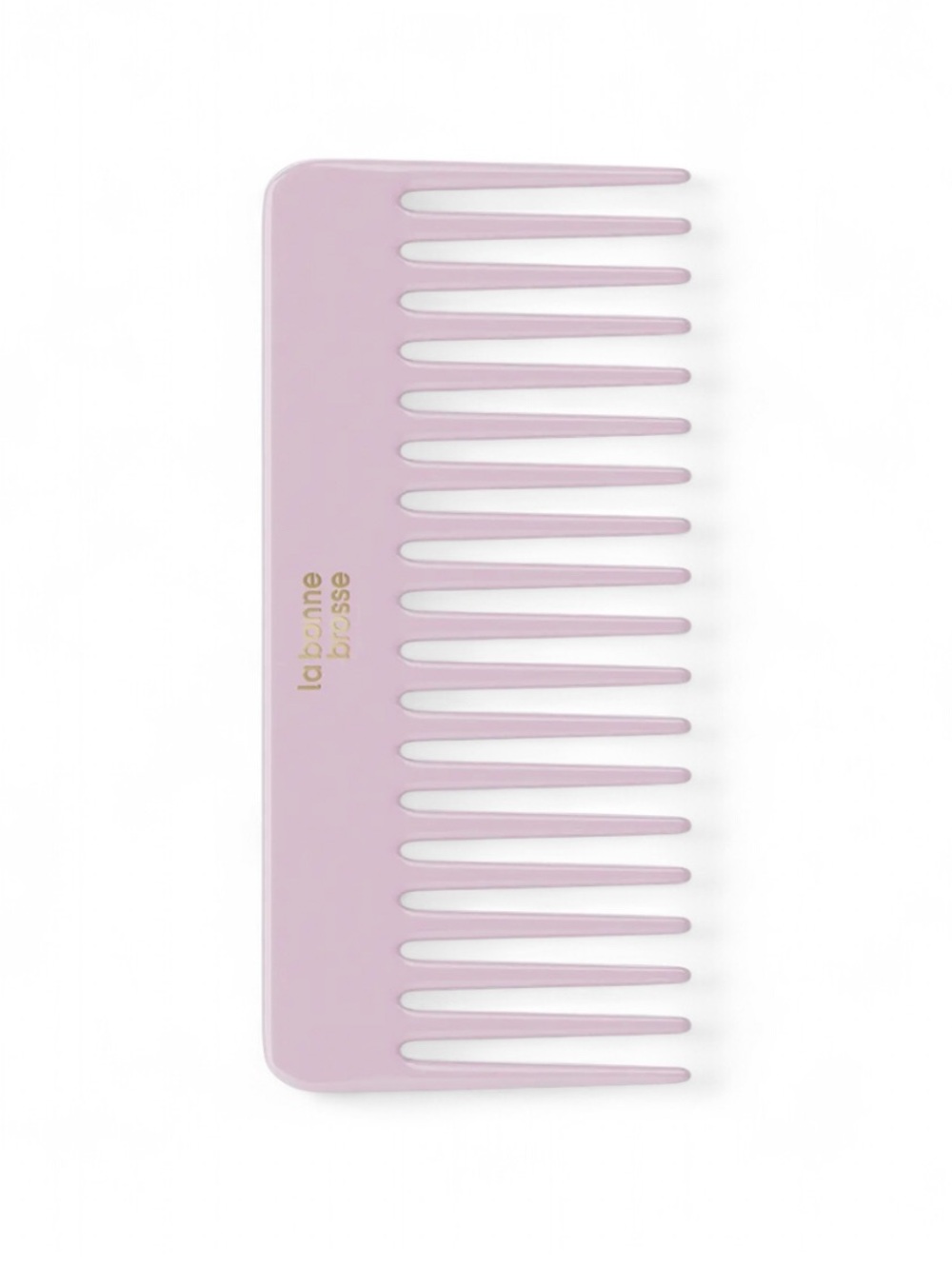 Authentic La Bonne Brosse lilac pink large detangling comb